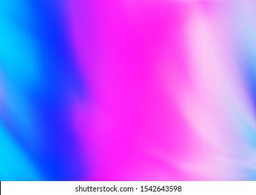 Light Pink, Blue vector glossy bokeh pattern. Colorful illustration in abstract style with gradient. The template for backgrounds of cell phones.