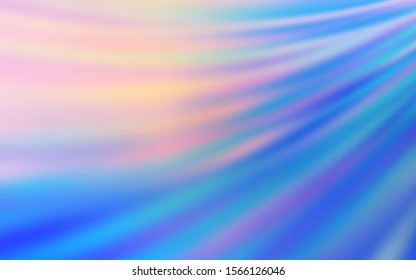 Light Pink, Blue vector glossy abstract background. A completely new colored illustration in blur style. Background for a cell phone.