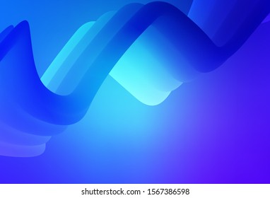 Light Pink, Blue vector glossy abstract layout. Colorful illustration in abstract style with gradient. New way of your design.