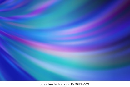 Light Pink, Blue vector glossy abstract backdrop. Creative illustration in halftone style with gradient. Elegant background for a brand book.