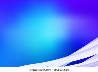 Light Pink, Blue vector glossy abstract background. New colored illustration in blur style with gradient. Smart design for your work.