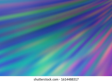 Light Pink, Blue vector glossy abstract backdrop. Shining colored illustration in smart style. The best blurred design for your business.