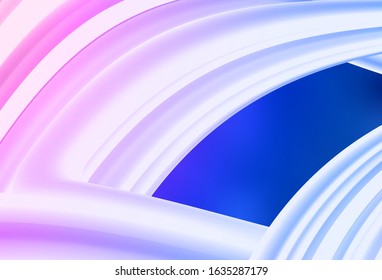 Light Pink, Blue vector glossy abstract background. Shining colorful illustration in smart style. Blurred design for your web site.