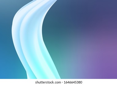 Light Pink, Blue vector glossy abstract backdrop. Modern abstract illustration with gradient. Completely new design for your business.