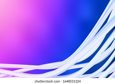 Light Pink, Blue vector glossy abstract background. A completely new colored illustration in blur style. Completely new design for your business.