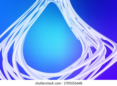 Diseño abstracto brillante de color rosa claro, vector azul. Una elegante ilustración brillante con gradiente. Nuevo diseño para su negocio.