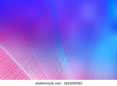 Pink claro, azul vector brillante fondo abstracto. Ilustración colorida abstracta con gradiente. Marco elegante para un libro de marca.