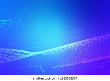Light Pink, Blue vector glossy abstract layout. New colored illustration in blur style with gradient. Smart design for your work.