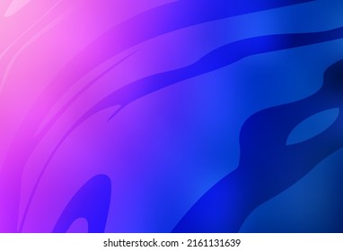 Light Pink, Blue vector glossy abstract layout. Modern abstract illustration with gradient. Background for a cell phone.