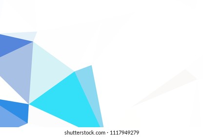 Light Pink, Blue vector gradient triangles template. Colorful illustration in abstract style with triangles. Template for cell phone's backgrounds.