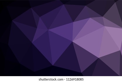 Light Pink, Blue vector gradient triangles texture. Shining colorful illustration with triangles. Completely new template for your banner.