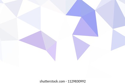 Light Pink, Blue vector gradient triangles texture. A completely new color illustration in a polygonal style. A new texture for your web site.