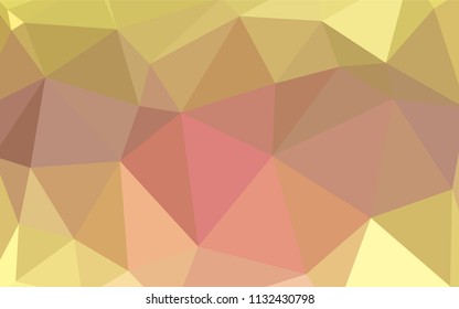 Light Pink, Blue vector gradient triangles template. A sample with polygonal shapes. New template for your brand book.