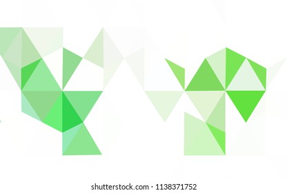 Light Pink, Blue vector gradient triangles template. Polygonal abstract illustration with gradient. Polygonal design for your web site.