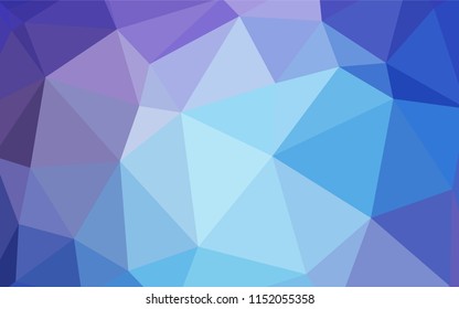 Light Pink, Blue vector gradient triangles texture. Modern abstract illustration with triangles. Brand new style for your business design.