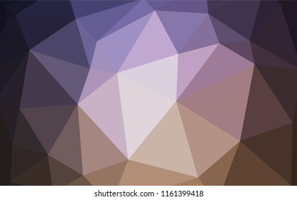 Light Pink, Blue vector gradient triangles template. Geometric illustration in Origami style with gradient.  Template for cell phone's backgrounds.