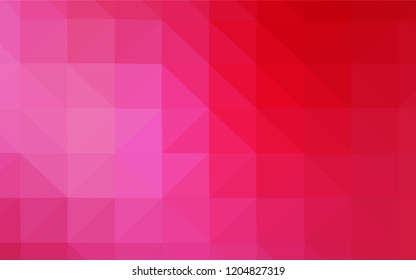 Light Pink, Blue vector gradient triangles template. Creative illustration in halftone style with triangles. Template for cell phone's backgrounds.