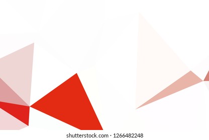 Light Pink, Blue vector gradient triangles texture. Creative geometric illustration in Origami style with gradient. Polygonal design for your web site.