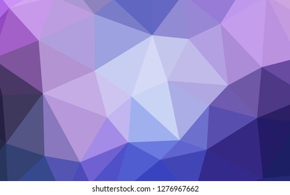 Light Pink, Blue vector gradient triangles template. Elegant bright polygonal illustration with gradient. Template for cell phone's backgrounds.