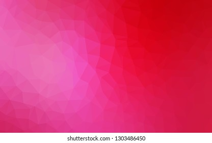 Light Pink, Blue vector gradient triangles template. Triangular geometric sample with gradient.  Template for cell phone's backgrounds.