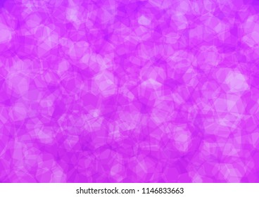 Light Pink, Blue vector hexagon mosaic background. Brand new colored illustration in blurry style with gradient. The polygonal design can be used for your web site.