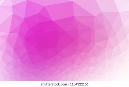 Light Pink, Blue vector hexagon mosaic texture. Creative illustration in halftone style with gradient. The elegant pattern can be used as part of a brand book.