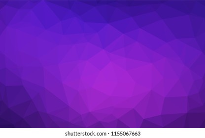 Light Pink, Blue vector hexagon mosaic texture. Modern geometrical abstract illustration with gradient. The completely new template can be used for your brand book.