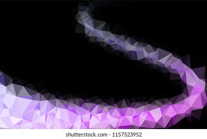 Light Pink, Blue vector hexagon mosaic texture. Colorful illustration in abstract style with gradient. The elegant pattern can be used as part of a brand book.