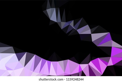 Light Pink, Blue vector hexagon mosaic texture. Brand new colored illustration in blurry style with gradient. The template can be used as a background for cell phones.