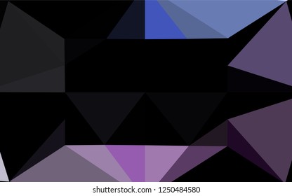 Light Pink, Blue vector hexagon mosaic texture. Modern geometrical abstract illustration with gradient. The elegant pattern can be used as part of a brand book.