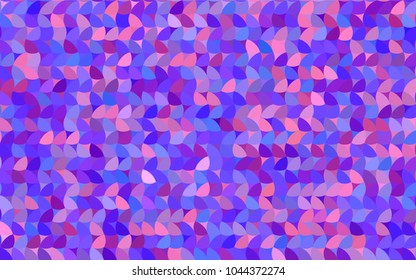 Light Pink, Blue vector illustration which consist of circles. Dotted gradient design for your business. Creative geometric background in halftone style with colored spots.