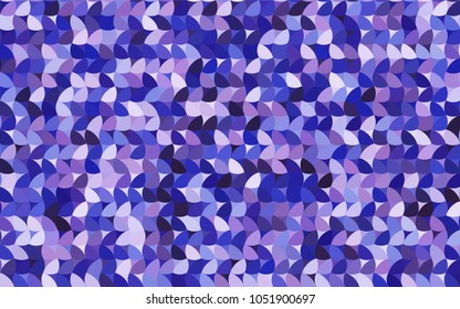 Light Pink, Blue vector illustration which consist of circles. Dotted gradient design for your business. Creative geometric background in halftone style with colored spots.