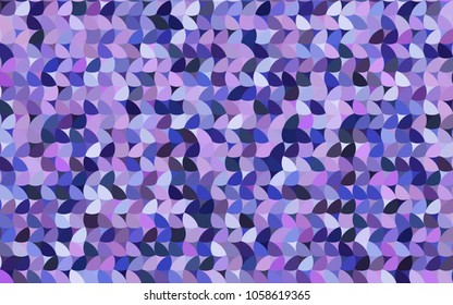 Light Pink, Blue vector illustration which consist of circles. Dotted gradient design for your business. Creative geometric background in halftone style with colored spots.