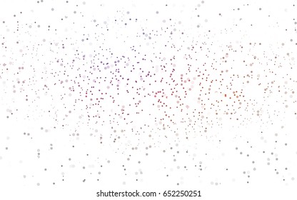Light Pink, Blue vector illustration which consist of circles. Dotted gradient design for your business. Creative geometric background in halftone style with colored spots.