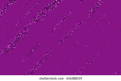Light Pink, Blue vector illustration which consist of circles. Dotted gradient design for your business. Creative geometric background in halftone style with colored spots.