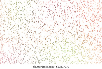 Light Pink, Blue vector illustration which consist of circles. Dotted gradient design for your business. Creative geometric background in halftone style with colored spots.