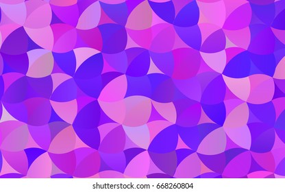 Light Pink, Blue vector illustration which consist of circles. Dotted gradient design for your business. Creative geometric background in halftone style with colored spots.