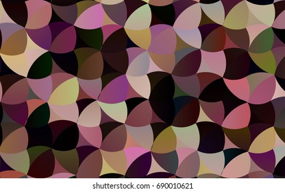 Light Pink, Blue vector illustration which consist of circles. Dotted gradient design for your business. Creative geometric background in halftone style with colored spots.