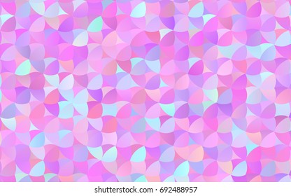 Light Pink, Blue vector illustration which consist of circles. Dotted gradient design for your business. Creative geometric background in halftone style with colored spots.