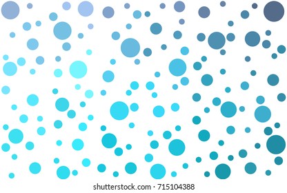 Light Pink, Blue vector illustration which consist of circles. Dotted gradient design for your business. Creative geometric background in halftone style with colored spots.