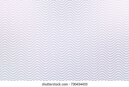 Light Pink, Blue vector illustration which consist of circles. Dotted gradient design for your business. Creative geometric background in halftone style with colored spots.