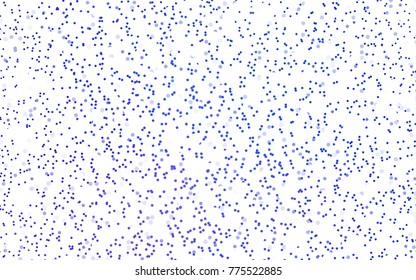 Light Pink, Blue vector illustration which consist of circles. Dotted gradient design for your business. Creative geometric background in halftone style with colored spots.