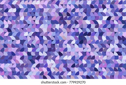 Light Pink, Blue vector illustration which consist of circles. Dotted gradient design for your business. Creative geometric background in halftone style with colored spots.