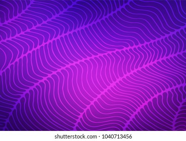 Light Pink, Blue vector indian curved texture. Colorful illustration in abstract style with doodles. A completely new design for your business.