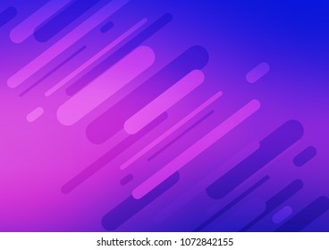 Light Pink, Blue vector indian curved template. A vague abstract illustration with doodles in Indian style. Hand painted design for web, wrapping, wallpaper.