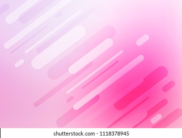 Light Pink, Blue vector indian curved pattern. A completely new color illustration in doodle style. The elegant pattern can be used as a part of a brand book.