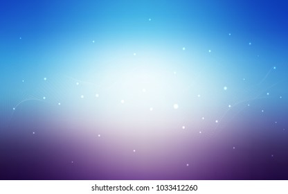 Light Pink, Blue vector layout with circle shapes. Glitter abstract illustration with blurred drops of rain. Beautiful design for your business natural advert.