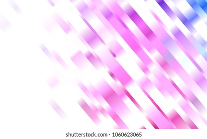 Light Pink, Blue vector layout with flat lines. Shining colored illustration with narrow lines. The pattern can be used for busines ad, booklets, leaflets