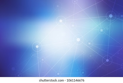 Light Pink, Blue vector layout with circles, lines. Illustration with set of colorful abstract circles and lines. Beautiful design for your business advert.