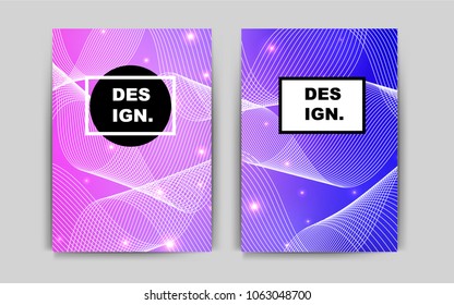 Light Pink, Blue vector layout for Leaflets. Web interface on abstract background with colorful gradient. Pattern for beautiful business cards, folders.